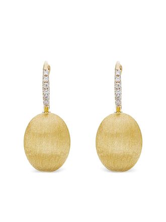 Nanis 18K yellow gold Ciliegine diamond earrings - women - 18kt Yellow Gold/Diamond - One Size