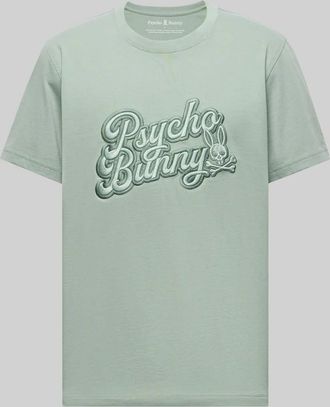 Psycho Bunny Mens Elias Graphic Tee 335 ICEBERG GREEN / M