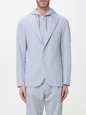 Eleventy Blazer a monopetto piquet jersey Eleventy