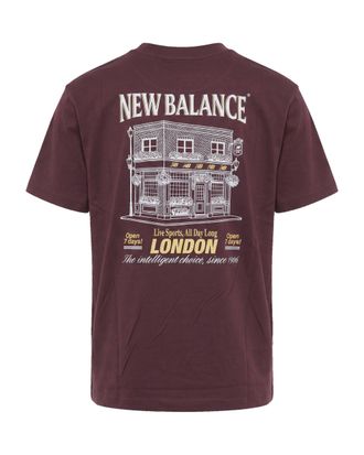 New Balance Graphic-Print Cotton T-Shirt - Red
