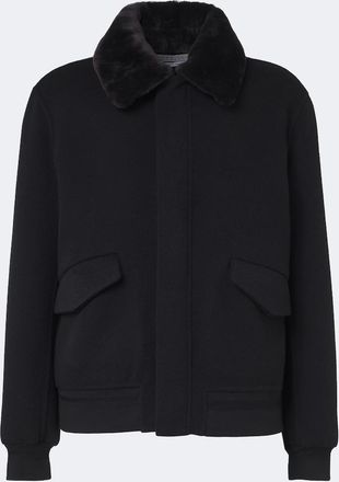 Gabriela Hearst Chaqueta bomber James de cachemir con borrego