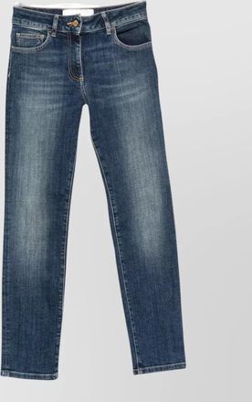 Elisabetta Franchi high-rise straight-leg jeans