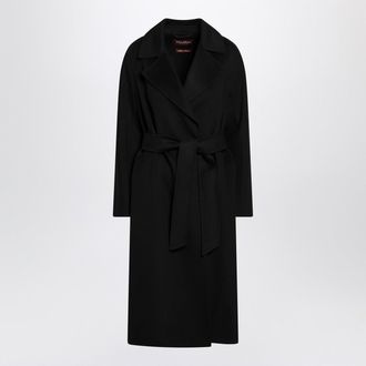 Max Mara Black Coat With Belt