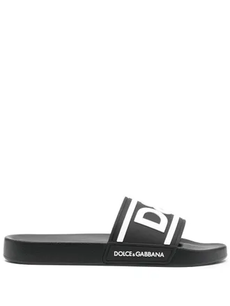 Dolce & Gabbana Bedruckte Slide-Sandalen von Dolce & Gabbana