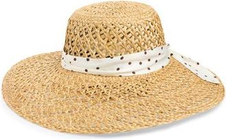 Rag & Bone Garden Straw Hat in Natural/White at Nordstrom, Size Medium