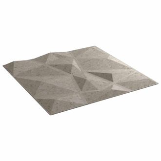vidaXL Paneles De Pared 24 Pcs Gris Hormig&oacute;n 50 X 50 Cm Espuma Xps Vidaxl