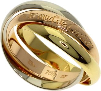 Cartier Yellow Gold (18K) Pink Gold (18K) White Gold (18K) Band Ring (Pre-Owned)