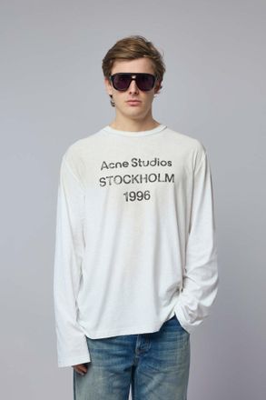 Acne Studios Relaxed Fit LS Logo T-shirt