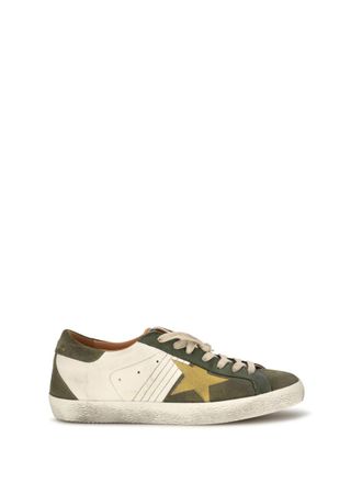 Golden Goose Olive Super Star Sneakers