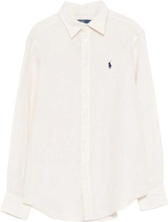 Ralph Lauren Overhemden, Dames, Beige, S, Ancre Shirt