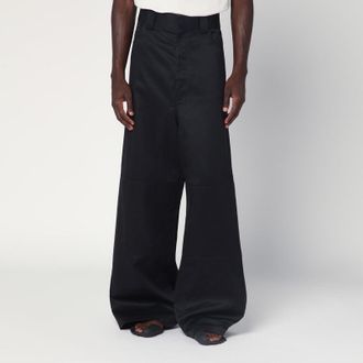 Balenciaga Black Balenciaga Utility Workwear Pants