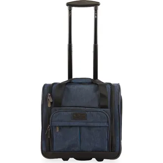 Original Penguin Ethan Under Seat Luggage in Navy Crosshatch at Nordstrom Rack