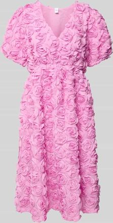 Vero Moda Knielanges Kleid mit Strukturmuster Modell ROSIVA in Flieder, Gr&ouml;&szlig;e 40