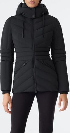 Mackage Nadia Hooded Quilted Down Jacket in Black at Nordstrom, Size X-Small