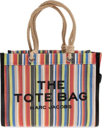 Marc Jacobs Tote Bags, female, Multicolor, Size: ONE SIZE Stripe Mesh Rope Large Tote Bag