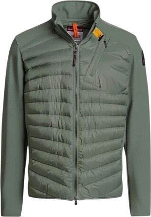 Parajumpers Jayden Hybrid Jacket - Heren - Gewatteerde jassen - Groen - L - Leer - Jassen