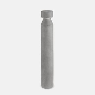 Netlighting Row Outdoor LED Outdoor Bollard Cement 100cm 2585lm 3000K IP65 in Grey