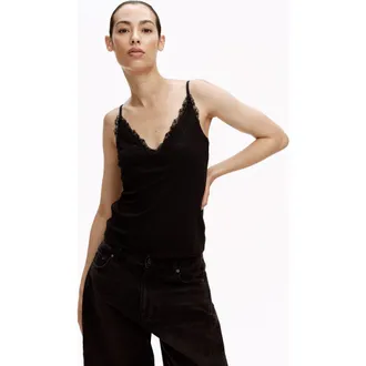 H&M Mama Nursing Strappy Top in Black at Nordstrom, Size X-Large