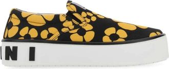 Marni Schoenen, Dames, Veelkleurig, 36 EU, Katoen, Charatt Slip-On