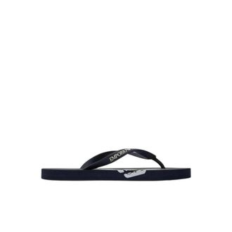 Emporio Armani Casual Slip-On Slippers - Heren - Slippers - Blauw - 42 EU - Schoenen