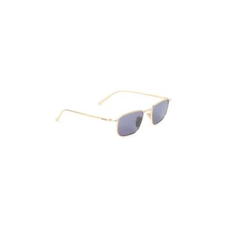 Prada Accessoires, unisex, Grijs, ONE Size, Gouden Metalen Zonnebril