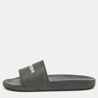 Axel Arigato Black Rubber Pool Slides