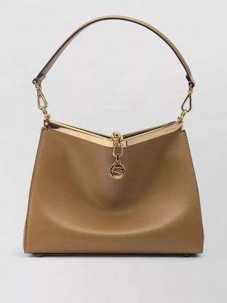 Etro vela calf leather shoulder bag