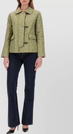 Fay quilted jacket with collared neck and pockets