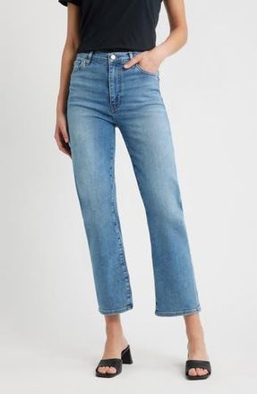 Frame Denim Le Sleek Straight High Waist Straight Leg Jeans in Flip at Nordstrom Rack, Size 30