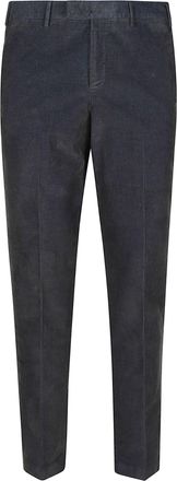Pantaloni Torino Black Master Tailored Cotton-Blend Pants