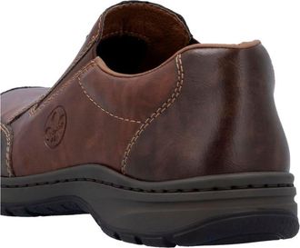 Rieker Slipper RIEKER, Herren, Gr. 40, braun, Lederimitat, Schuhe Slipper