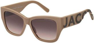 Marc Jacobs Square Full Rim Sunglasses - Brown