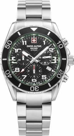 Swiss Alpine Military Raptor Chronograph - Heren - Accessoires - Grijs - Maat: ONE Size
