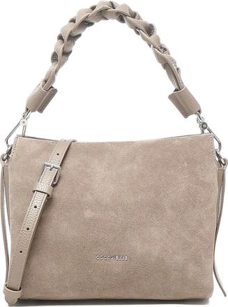 Coccinelle Borsa a spalla con manico intrecciato - Toni neutri