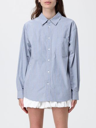 Dunst Camicia casual in misto cotone a righe