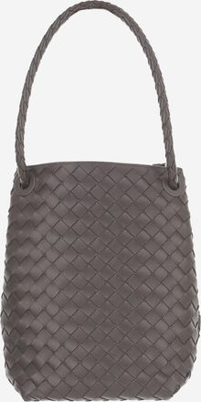 Bottega Veneta Womens Andiamo Bucket Small Bag Pinecone Lamb Skin Handbags Hand