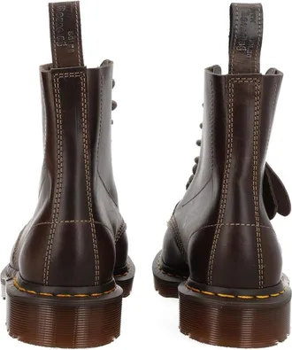 Dr. Martens Calf Leather Boots - Brown