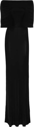 MVP Wardrobe Abito lungo in maglia - Nero