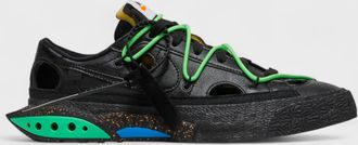 Off-white Womens x Nike Blazer Low Black - Green - Size UK 4.5