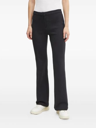 Marc O'Polo concealed-fastening flared trousers - women - Elastane/Polyester/Cotton - 38 - Black