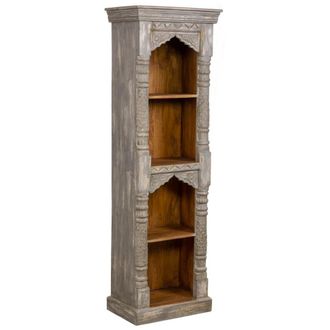 Wanderlust Deco Estanteria de madera color gris 57x37x180h cm