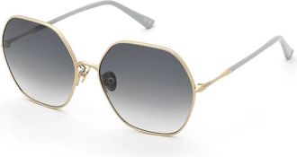 Nina Ricci SNR482 300K Womens Sunglasses Gold Size 60