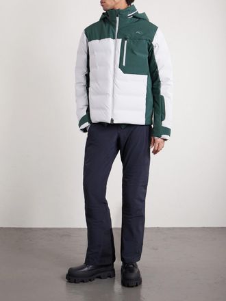 Kjus Logo-Appliqu&eacute;d Padded Hooded Down Ski Jacket