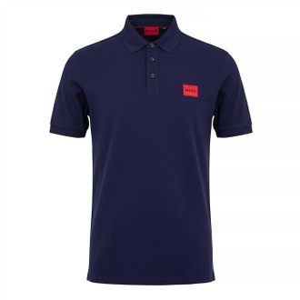 HUGO BOSS Hugo Heren Dereso Poloshirt Met Korte Mouwen (Marine)