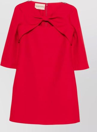 Valentino mini dress with bow and cut-out design