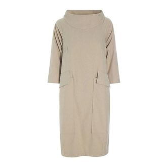 Bitte Kai Rand Midi Dresses, female, Gray, XL, Noru Dress with Collar
