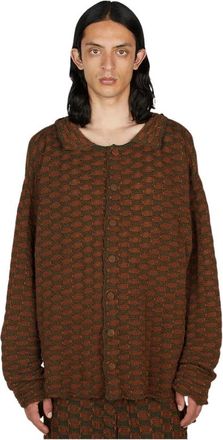 Isa Boulder Truien - Heren - Vesten - Bruin - S - Rayon - Truien & Vesten
