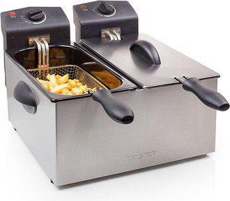 Tristar Freidora De Acero Inoxidable 2x3l 2x1800w - Fr-6937 Tristar