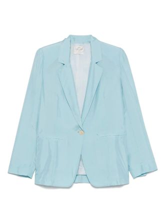 Forte_Forte silk blazer - women - Silk/Cupro - 0 - Blue