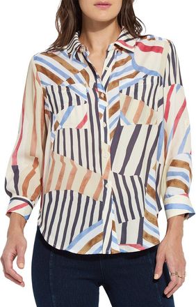 Lyss&eacute; Yesenia Roll Tab Utility Shirt